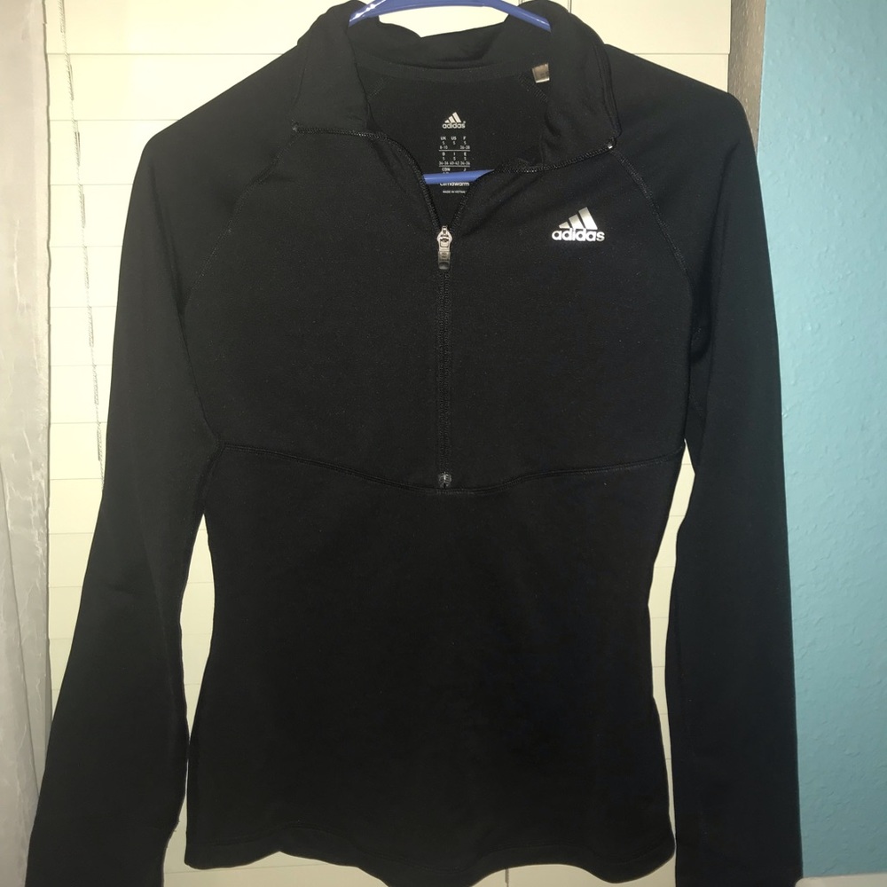 ADIDAS QUARTER ZIP & DRY-FIT SHIRT